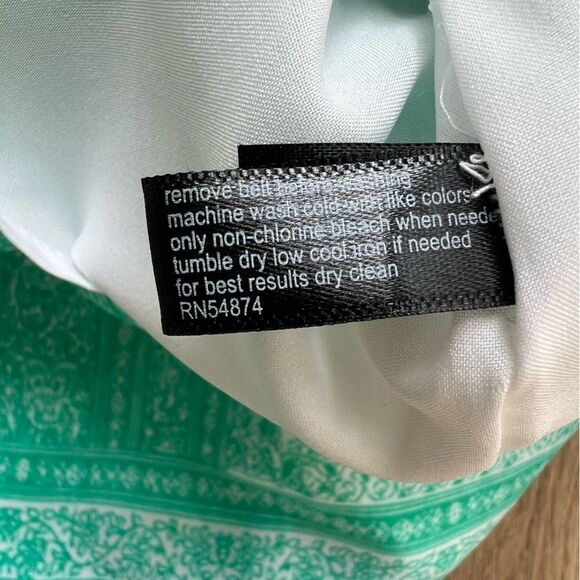 NWT The Limited Ashton Teal & White Dress Size Small Mint - Picture 11 of 12